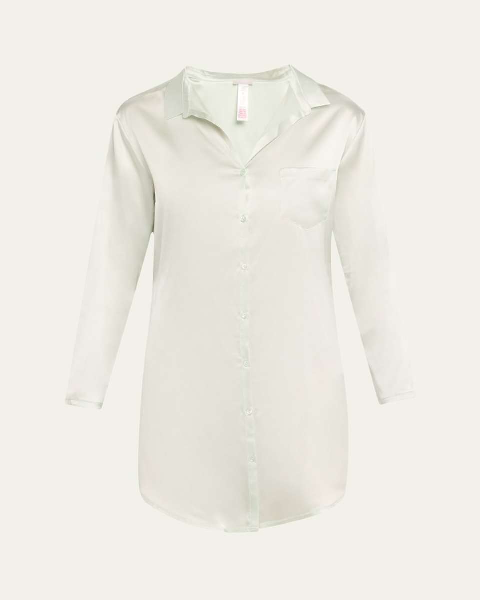 Grand Central Silk Boyfriend Sleepshirt